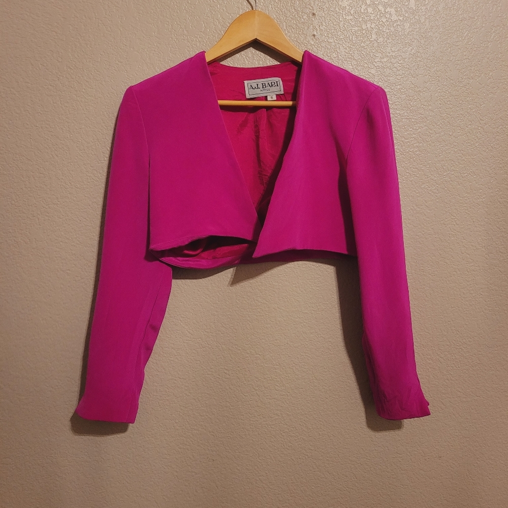 Hot pink bolero